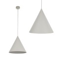 Lampa wisząca w stylu skandynawskim CONO E27  Beżowy - klosz stal lakierowana 10056 TK Lighting
