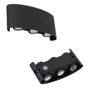 Kinkiet elewacyjny ARROW czarny 6xLED 18181 TK Lighting