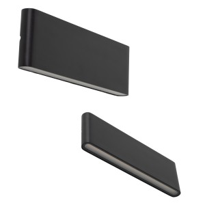 Kinkiet elewacyjny ARWENA czarny 2xLED 18186 TK Lighting