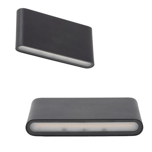 Kinkiet elewacyjny ARWENA czarny 2xLED 18185 TK Lighting