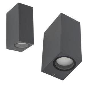 Kinkiet elewacyjny AXIS szary 2xGU10 10970 TK Lighting