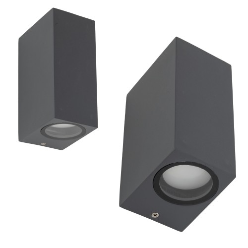 Kinkiet elewacyjny AXIS szary 2xGU10 10970 TK Lighting