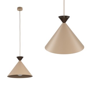 Lampa wisząca MATTEO SABIA BROWN 1XE27 L 11001 TK Lighting
