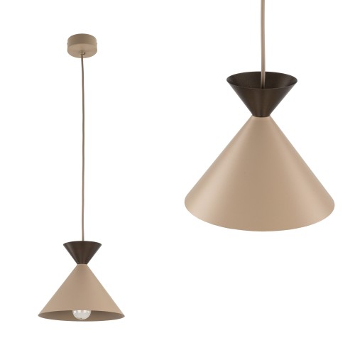Lampa wisząca MATTEO SABIA BROWN 1XE27 S 11000 TK Lighting