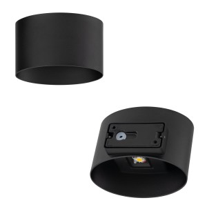 Kinkiet elewacyjny VERTO czarny 2xLED 18183 TK Lighting