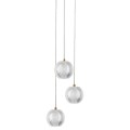 Lampa wisząca Brillant 3 złota LED CCT LP-3303/3P GD Light Prestige