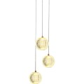 Lampa wisząca Brillant 3 złota LED CCT LP-3303/3P GD Light Prestige