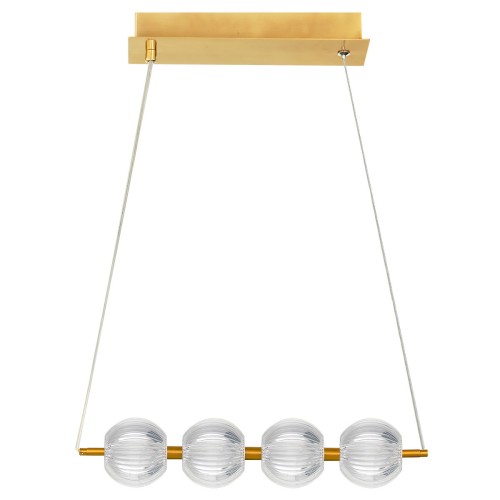 Lampa wisząca Brillant 4 złota LED CCT LP-3303/4L GD Light Prestige