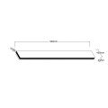 Kinkiet Bodo 90 cm czarny IP54 LED CCT LP-789/1W 90 BK Light Prestige