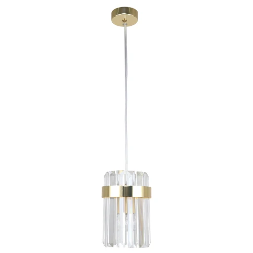 Lampa wisząca Vetro 1 złota 1xE14 LP-2910/1P GD Light Prestige
