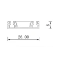 Szyna natynkowa 2 m Magnetic Slim czarna LP-656-MAG SLIM 2m SM BK Light Prestige