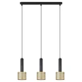 Lampa wisząca Amo czarno-złota 3xE27 LP-0702/3L GD Light Prestige