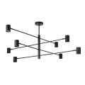 Lampa wisząca Snow 8 czarna 8xGU10 LP-731/8P BK Light Prestige