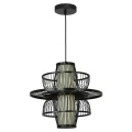Rattanowa lampa wisząca Astra czarna 1xE27 LP-3110/1P BK Light Prestige