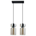Podwójna lampa wisząca Nivio dymna 2xE27 LP-2811/2L AM Light Prestige