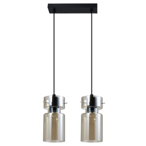 Podwójna lampa wisząca Nivio dymna 2xE27 LP-2811/2L AM Light Prestige