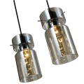 Podwójna lampa wisząca Nivio dymna 2xE27 LP-2811/2L AM Light Prestige