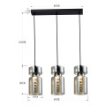 Potrójna lampa wisząca Nivio dymna 3xE27 LP-2811/3L AM Light Prestige