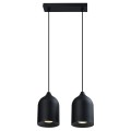 Metalowa lampa wisząca Nilo czarna 2xGU10 LP-0110/2L BK Light Prestige