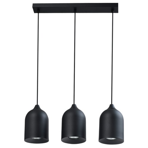 Metalowa lampa wisząca Nilo czarna 3xGU10 LP-0110/3L BK Light Prestige
