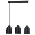 Metalowa lampa wisząca Nilo czarna 3xGU10 LP-0110/3L BK Light Prestige