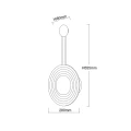 Kinkiet Bell transparentny LED CCT LP-1702/1W TR Light Prestige