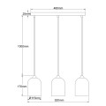 Metalowa lampa wisząca Nilo złota 3xGU10 LP-0110/3L GD Light Prestige