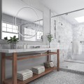 Lampa wisząca Mirror L biała IP44 LED CCT LP-999/1P L WH CCT Light Prestige