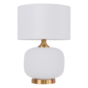 Lampa stołowa Tamiza 48 cm biała 1xE27 LP-1515/1T small white Light Prestige