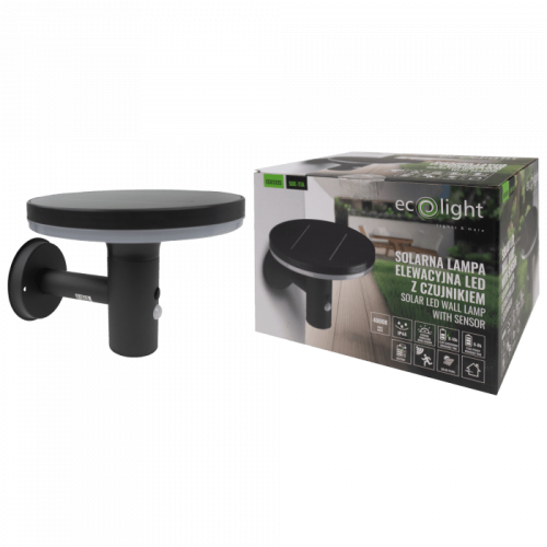 Kinkiet zewnętrzny LED solarny czujnik ruchu i zmierzchu