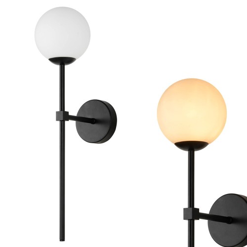 Kinkiet Piruleta czarny IP44 1xG9 LP-008/1W BK Light Prestige