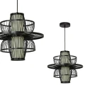 Rattanowa lampa wisząca Astra czarna 1xE27 LP-3110/1P BK Light Prestige