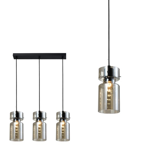 Potrójna lampa wisząca Nivio dymna 3xE27 LP-2811/3L AM Light Prestige