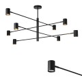 Lampa wisząca Snow 8 czarna 8xGU10 LP-731/8P BK Light Prestige