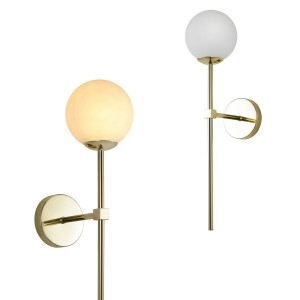 Kinkiet Piruleta złoty IP44 1xG9 LP-008/1W GD Light Prestige