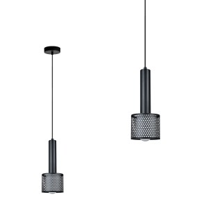 Lampa wisząca Amo czarna 1xE27 LP-0702/1P BK Light Prestige