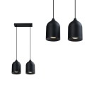 Metalowa lampa wisząca Nilo czarna 2xGU10 LP-0110/2L BK Light Prestige