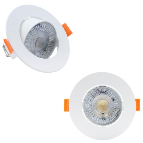 Ruchome oczko podtynkowe Plus białe LED CCT LP-1506/1RS WH Light Prestige