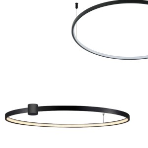 Plafon Ring L CCT 1xLED czarny LP-909/1C L BK CCT Light Prestige