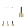 Lampa wisząca Amo czarno-złota 3xE27 LP-0702/3L GD Light Prestige