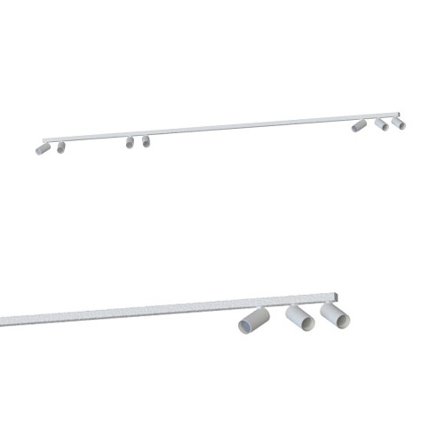 Listwa z regulowanymi reflektorkami FOURTY VII 7xGU10 R35 Biały 11436 Nowodvorski