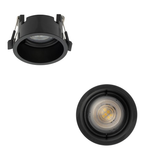 Oczko podtynkowe GU10 CUP Czarny 10789 Nowodvorski Lighting