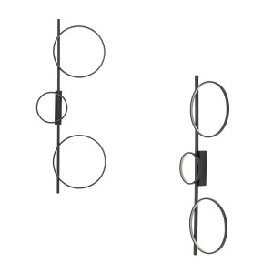 Plafon CIRCOLO LED Czarny 10866 Nowodvorski Lighting