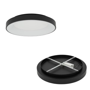 Plafon lampa sufitowa czarna NIKKI ROUND LED 60W 5400lm 4000K 11212 Nowodvorski Lighting