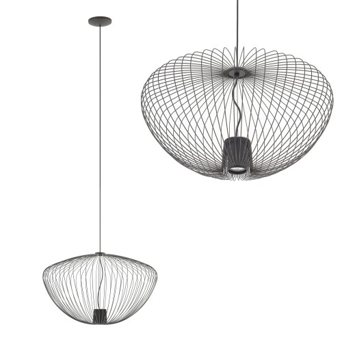 Lampa wisząca PUMPKIN M Szary 11245 Nowodvorski Lighting