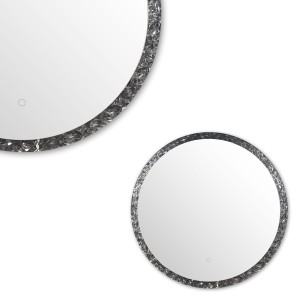 Okrągłe lustro z okrągłą podświetlaną ramką LED 60cm do łazienki D2309 Zuma Line