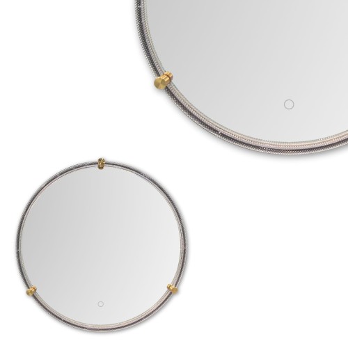 Nowoczesne lustro łazienkowe z podświetlaną ramka LED 24W D2532 Zuma Line