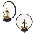 Lampka stołowa YOGA LED na stolik nocny złoty jogin ED81F134U Zuma Line