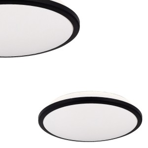 Lampa sufitowa plafon MOREN LED 24W IP54  MS70224V-BK Zuma Line