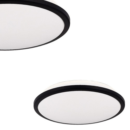 Lampa sufitowa plafon MOREN LED 24W IP54  MS70224V-BK Zuma Line